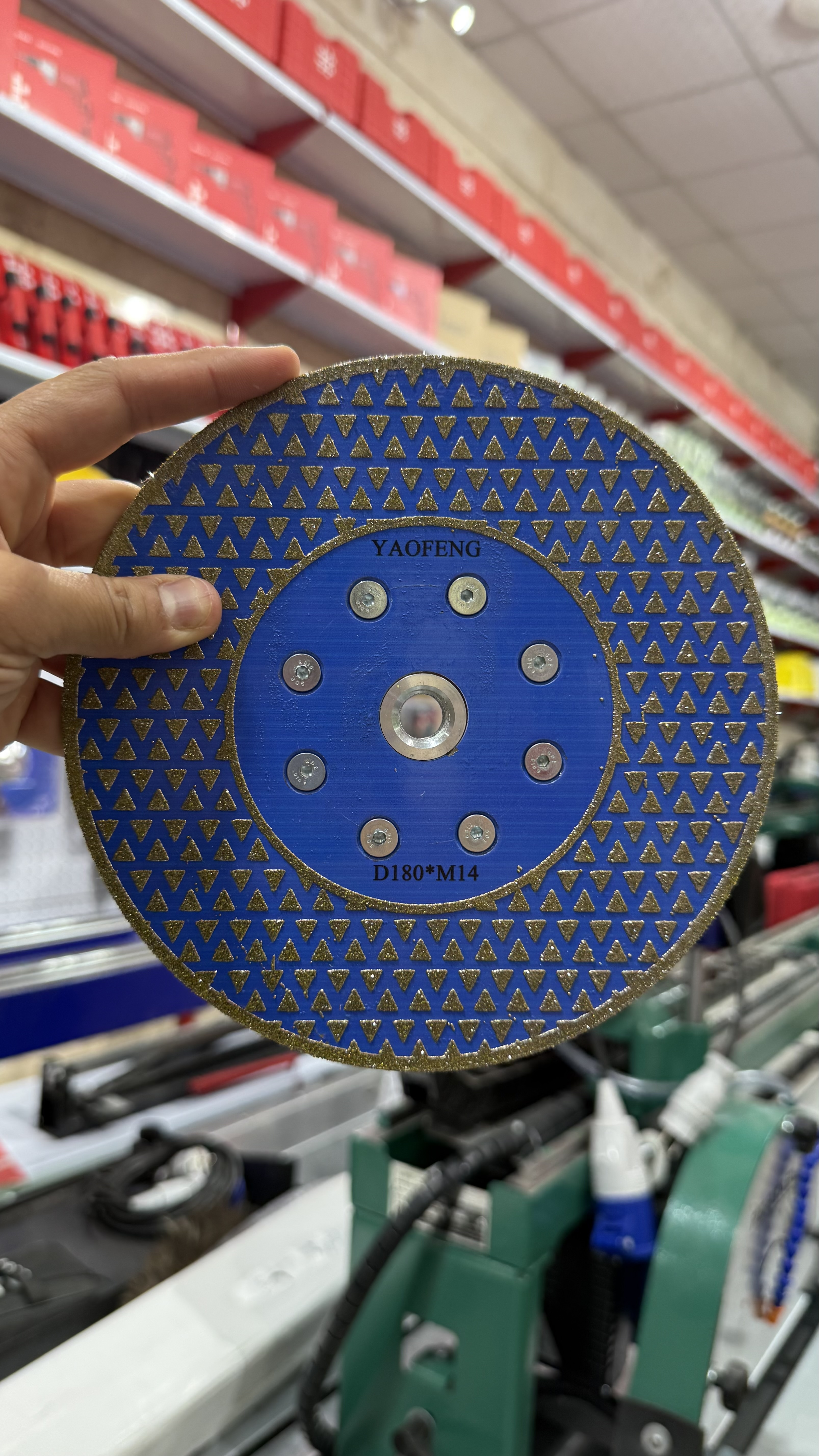 دیسک برش الماسه الکتروپلیت YAOFENG 180mm