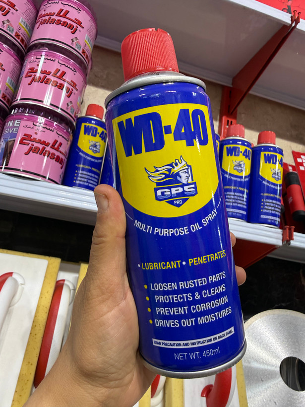 اسپری روان کننده WD 40 حجم ۴۰۰ میلی لیتر